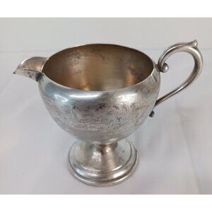 Preisner Silver Company P.S. Co Creamer VTG 1935-1985 Silverplate on Copper 4"